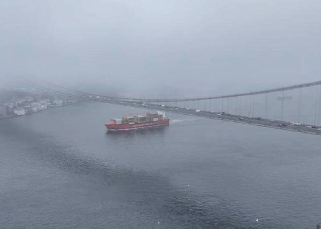 Bakanlık duyurdu… İstanbul Boğazı gemi trafiğine kapatıldı!